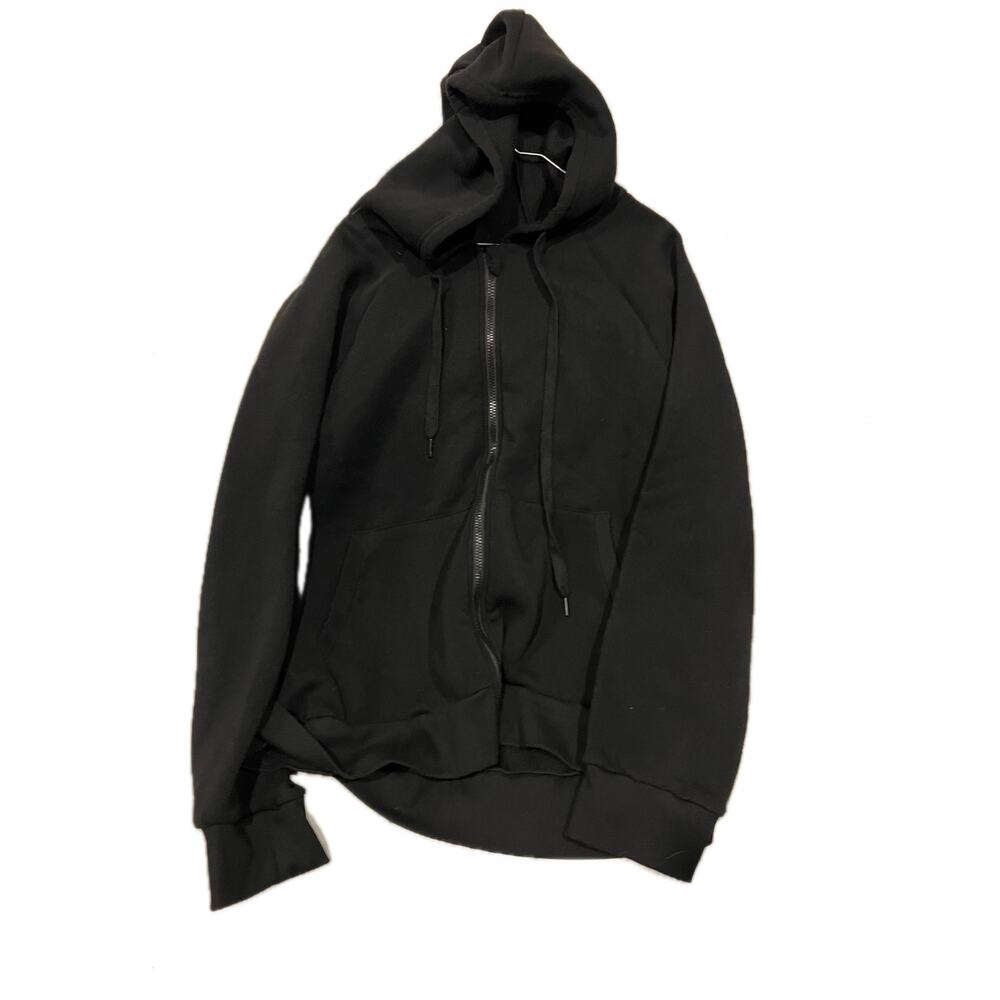 Athletex Black Full Zip Shacket Mens 2XL